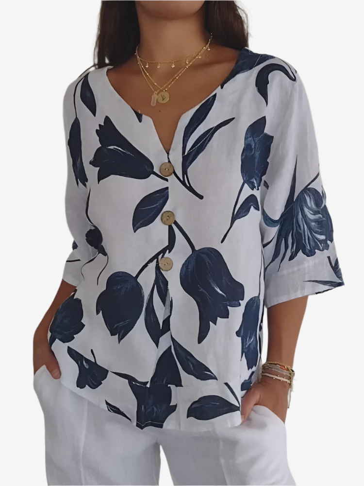 Lune | Blouse à fleurs