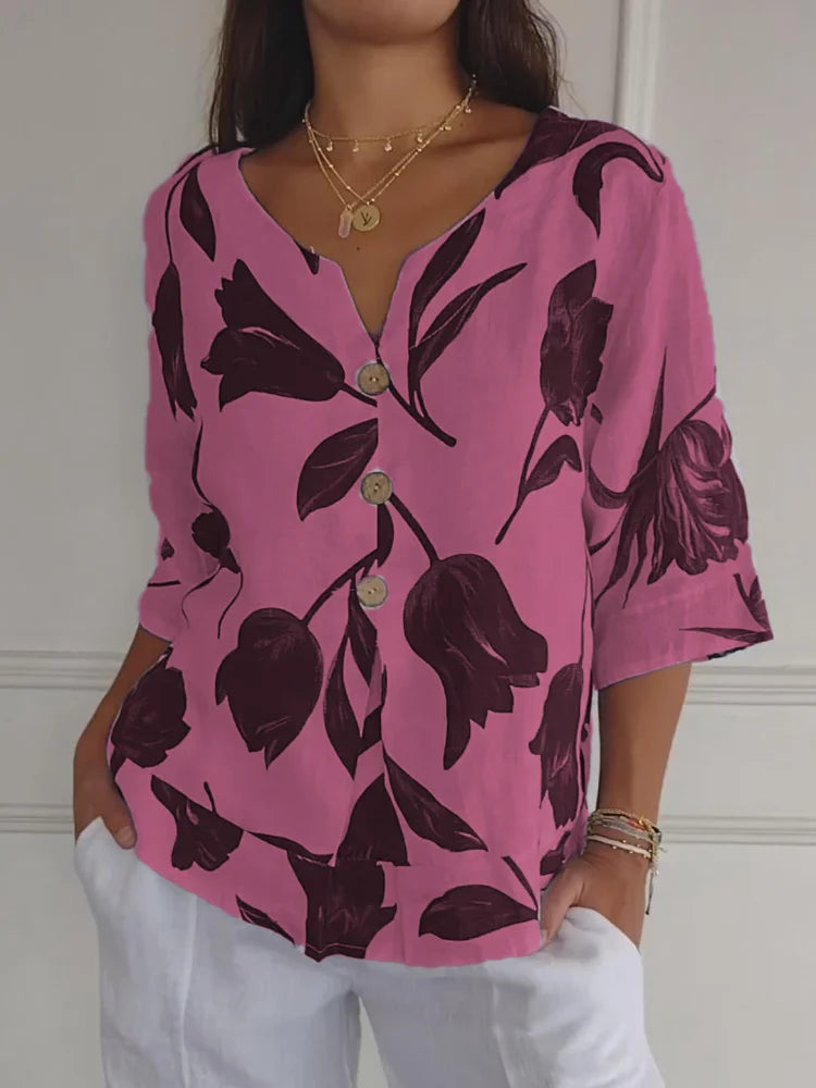 Lune | Blouse à fleurs