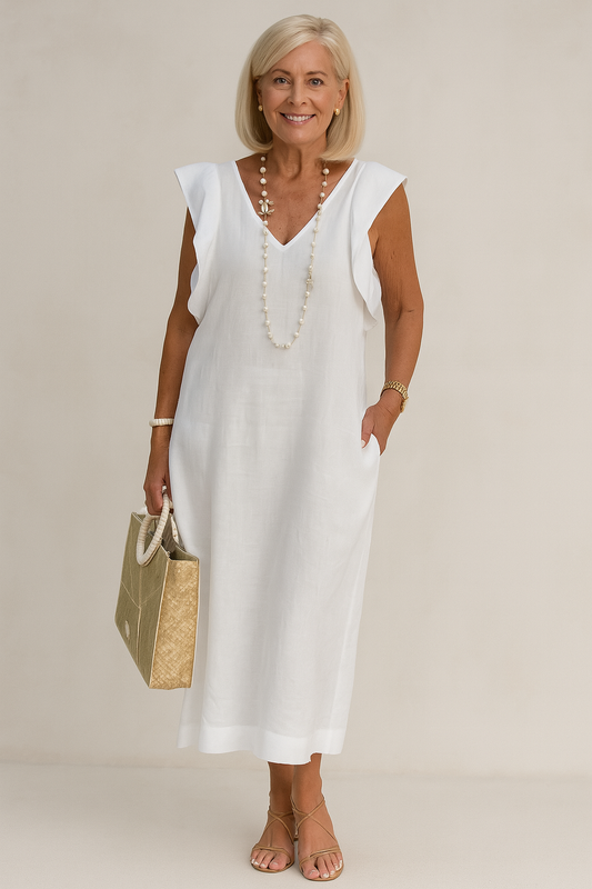 Lune | Élégante robe sans manches