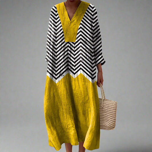 Juliette™ | Robe élégante à motifs géométriques