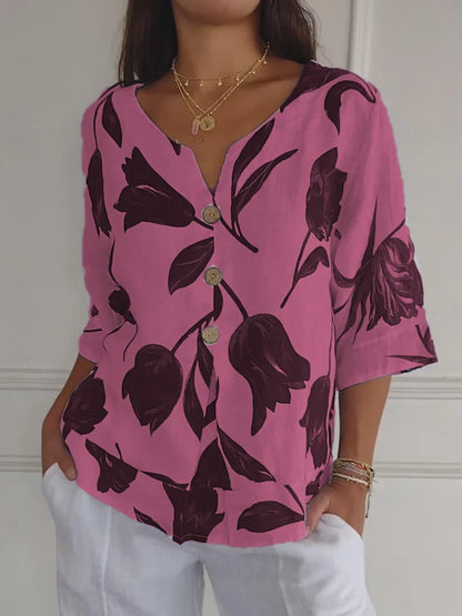 Lune | Blouse à fleurs